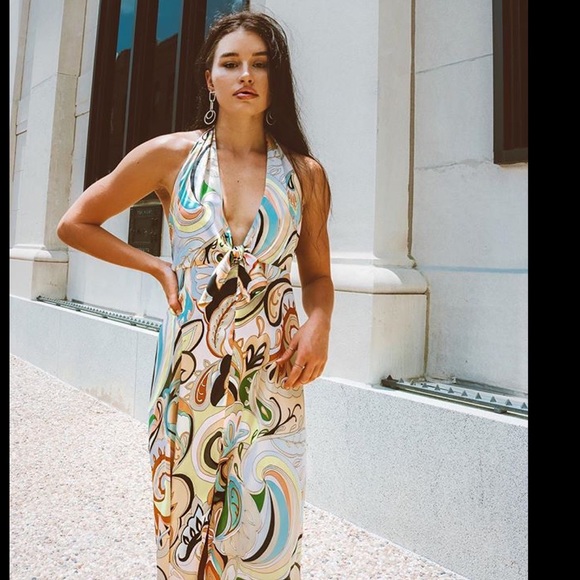 halter neck dress zara